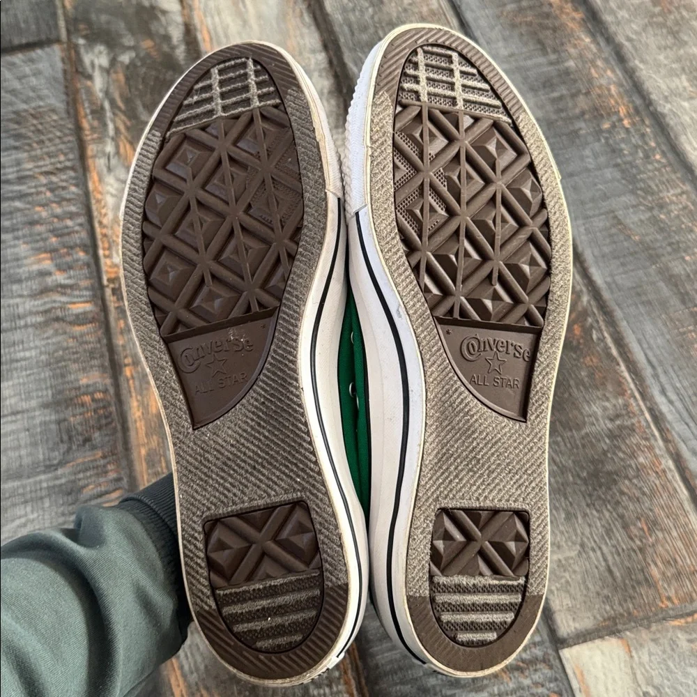Green Converse Low-Top Sneakers mens size 11 - Picture 8 of 9